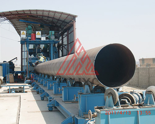 φ426-2540X25.4mm樁管機(jī)組，管長(zhǎng)30m